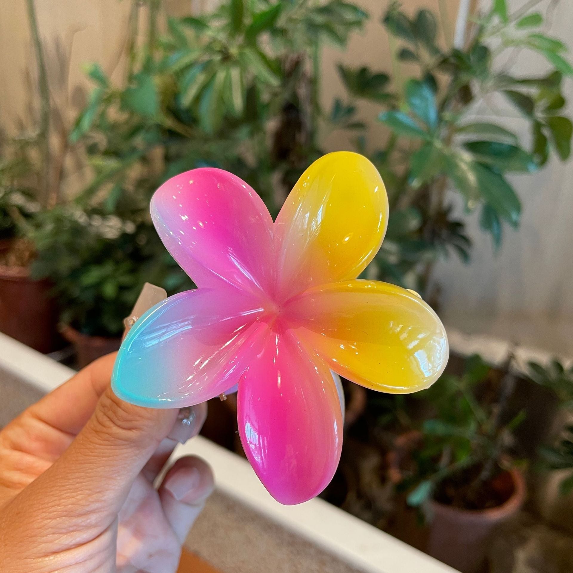 Flower Barrettes Women's Colorful Updo Gadget Hair Accessories