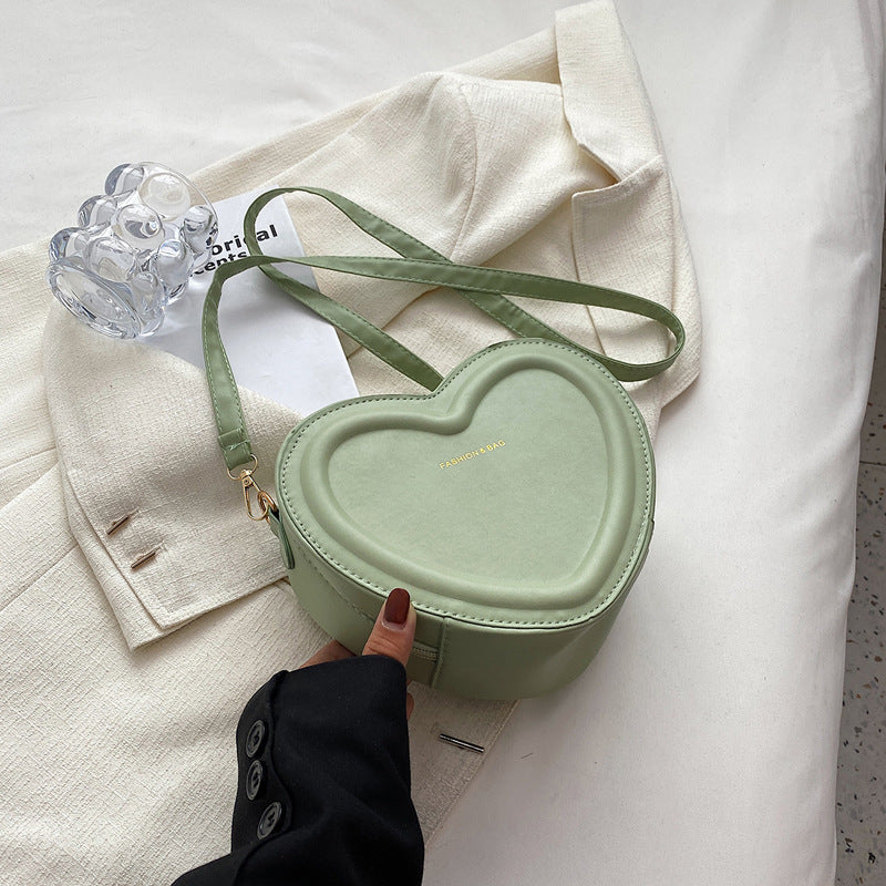 Fashion Heart Shaped Shoulder Messenger Bag