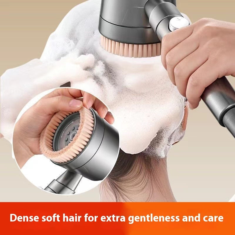 Spray Shower Brush Nozzle Supercharged Shower Suit