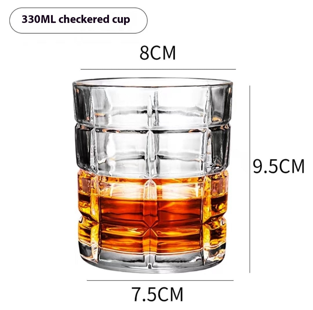 Whiskey Pure Drink Internet Celebrity Beer Brandy Glass Household High-end Classical Foreign Wine Bar Cup