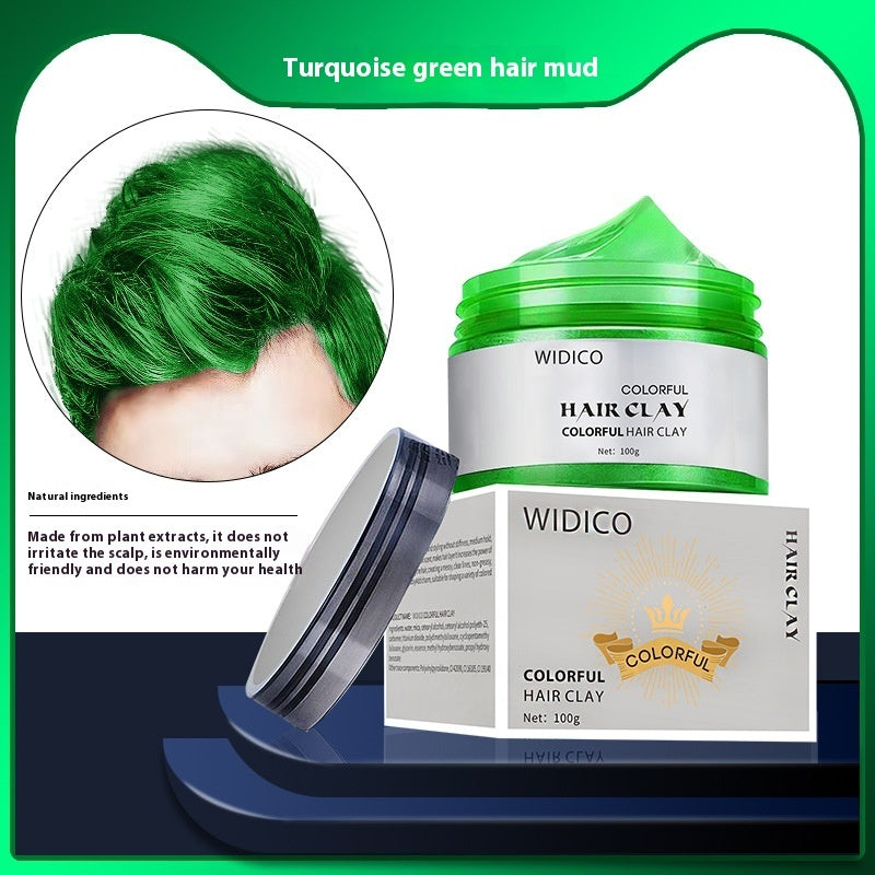 Disposable Color Hair Clay Pomade Shaping Lasting