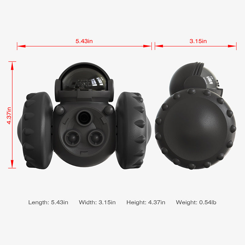 Interactive Dog Treat Leaking Toy For Small Large Dogs Puzzle Tumbler Funny Slow Dispenser Puppy Balance Car Pet Toys