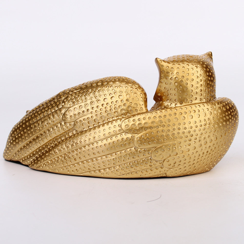 A Minimalist Family Of Four Owl Resin Ornaments