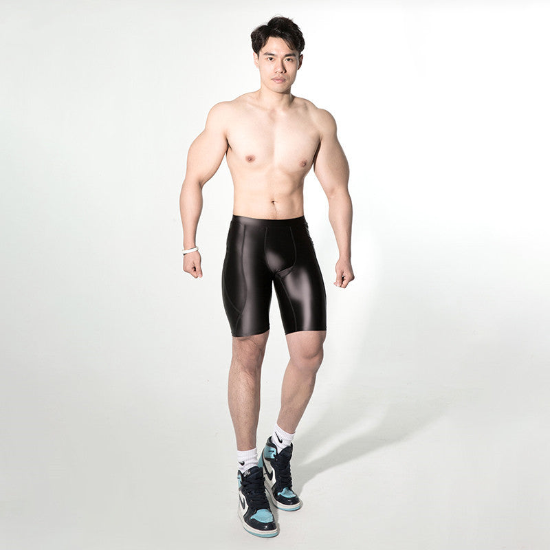Mid Rise Stretch Tight Shaping Shorts