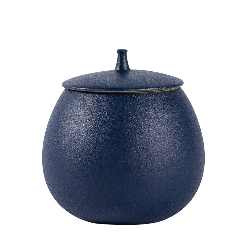 Stoneware Tea Tins Household Ceramic Dried Fruit