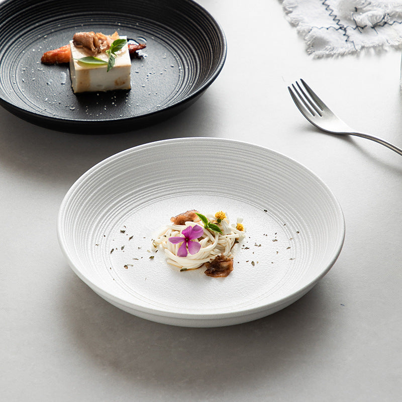 Frosted Dessert Pasta Western Cuisine Plate Household