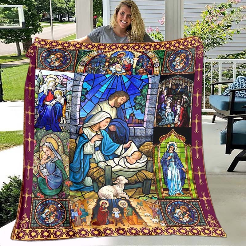 Digital Printing Shu Cotton Double Layer Blanket