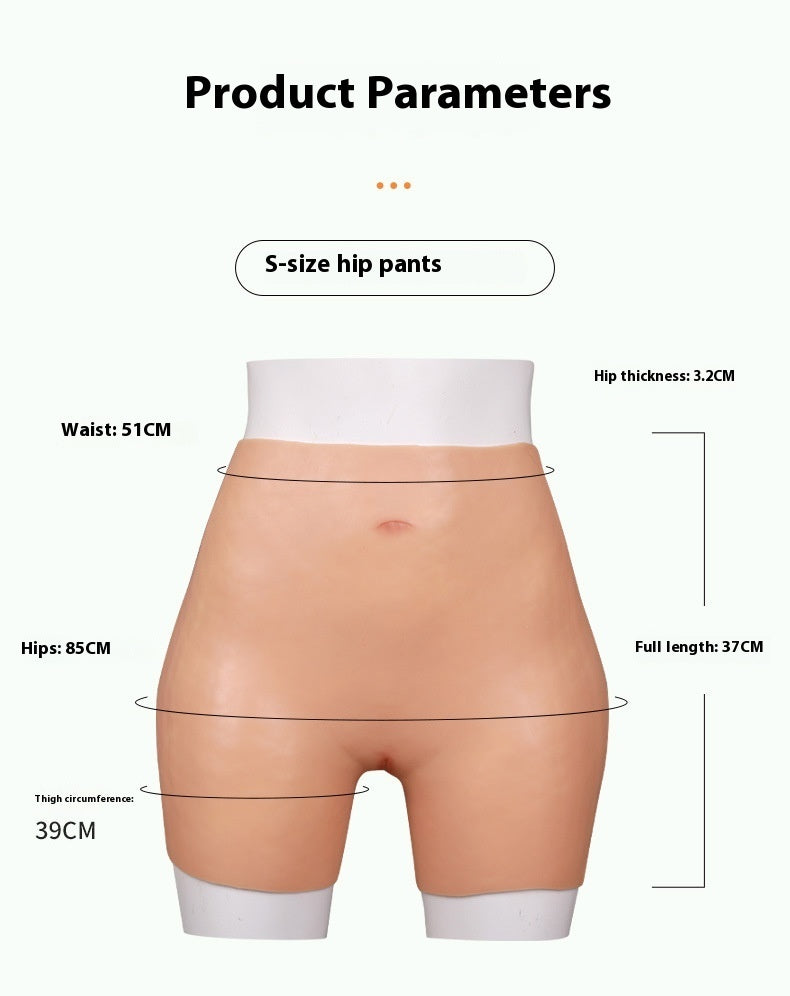 Female Creative Versatile Silicone Full Hip Shorts