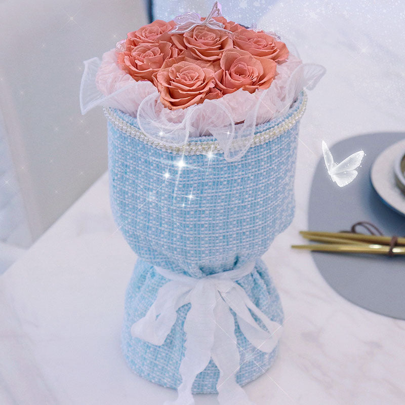 7 Roses Bouquet Valentine's Day Christmas Mother's Day Gift