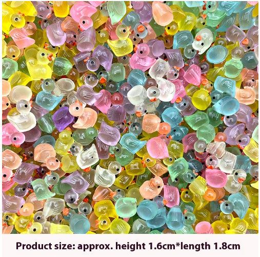 Convenience Store Box Simulation Little Duck Decoration Diy Cream Glue Accessories