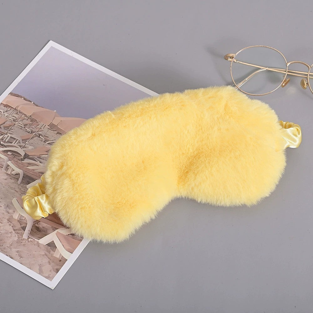Home Fashion Sleep Plush Eye Mask