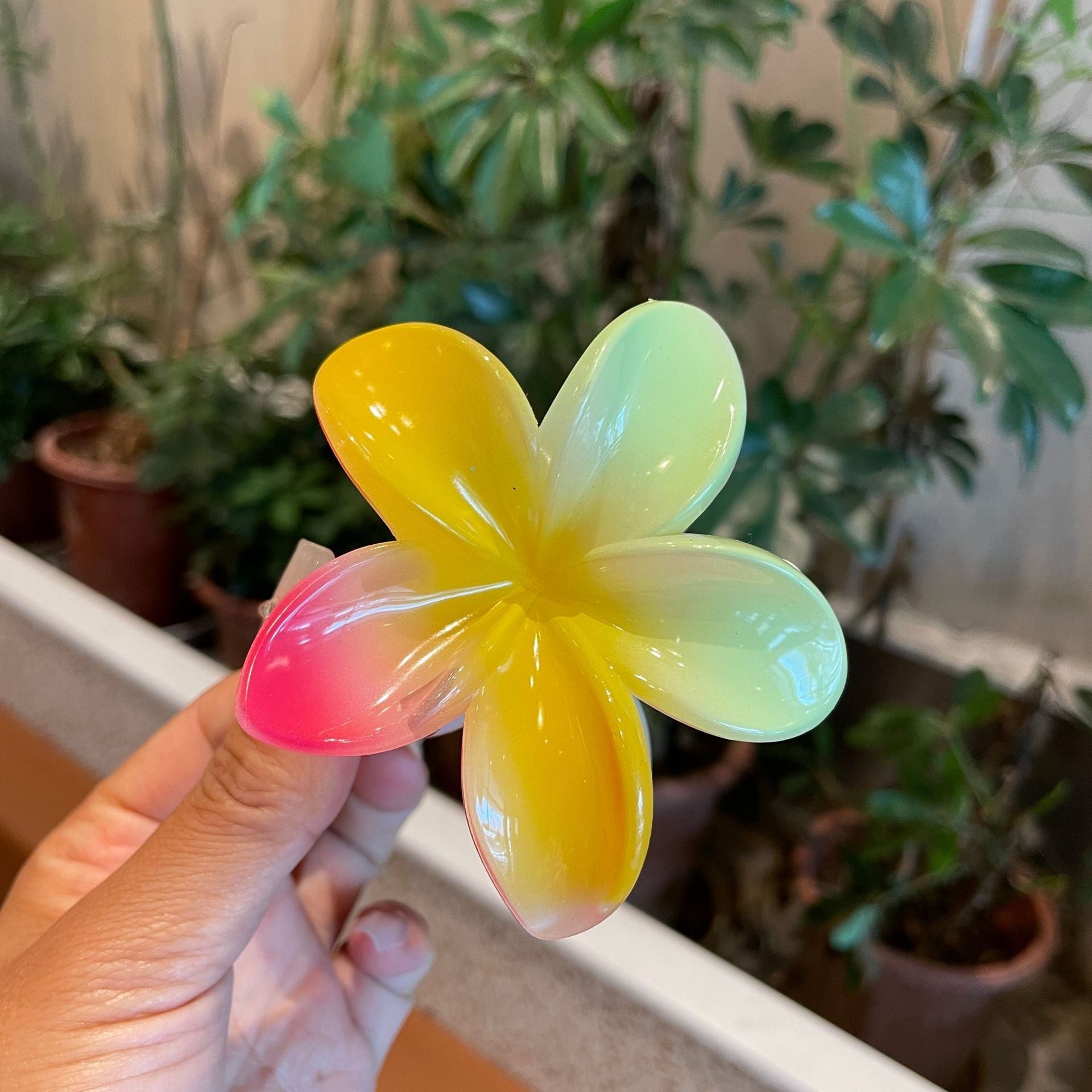 Flower Barrettes Women's Colorful Updo Gadget Hair Accessories