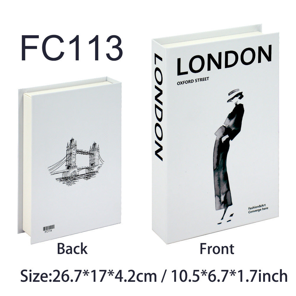 Fashion Simple Style Prop Books Fake Book Magazine Ornaments