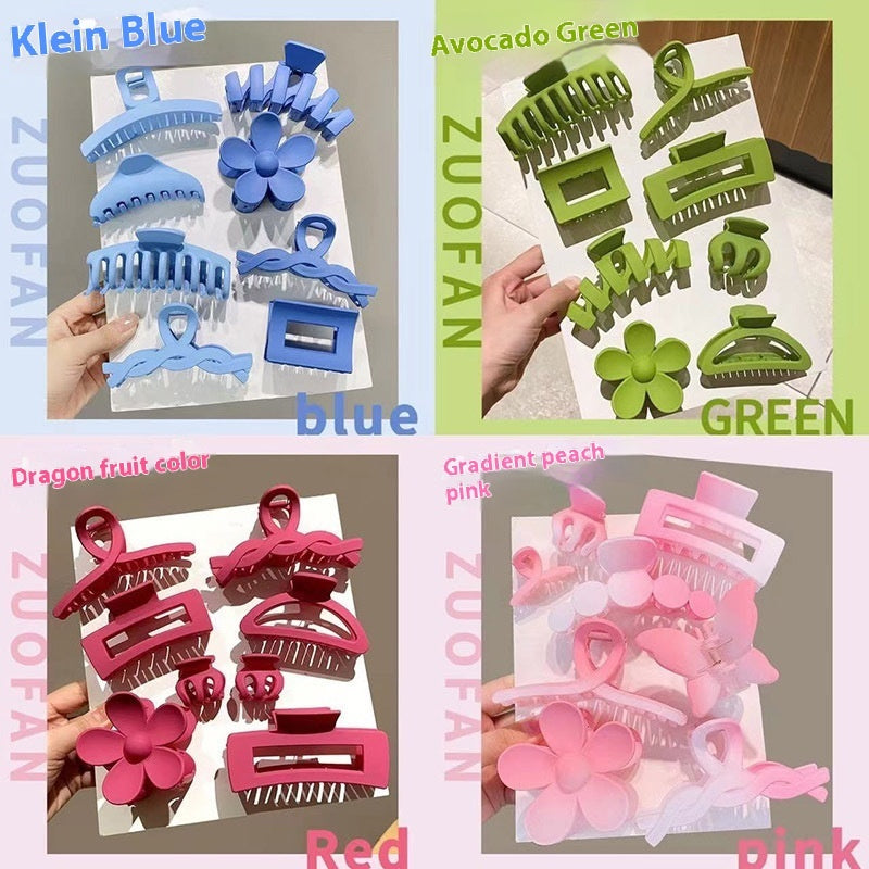 Colorful Suit Grip Large Simplicity Barrettes Suit