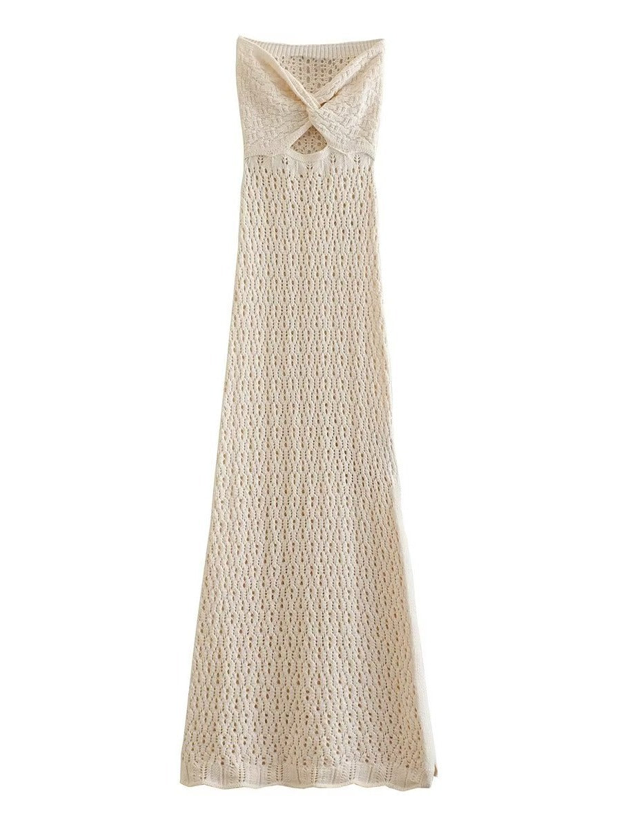 New Knitted Elastic Hip Hot Girl Dress