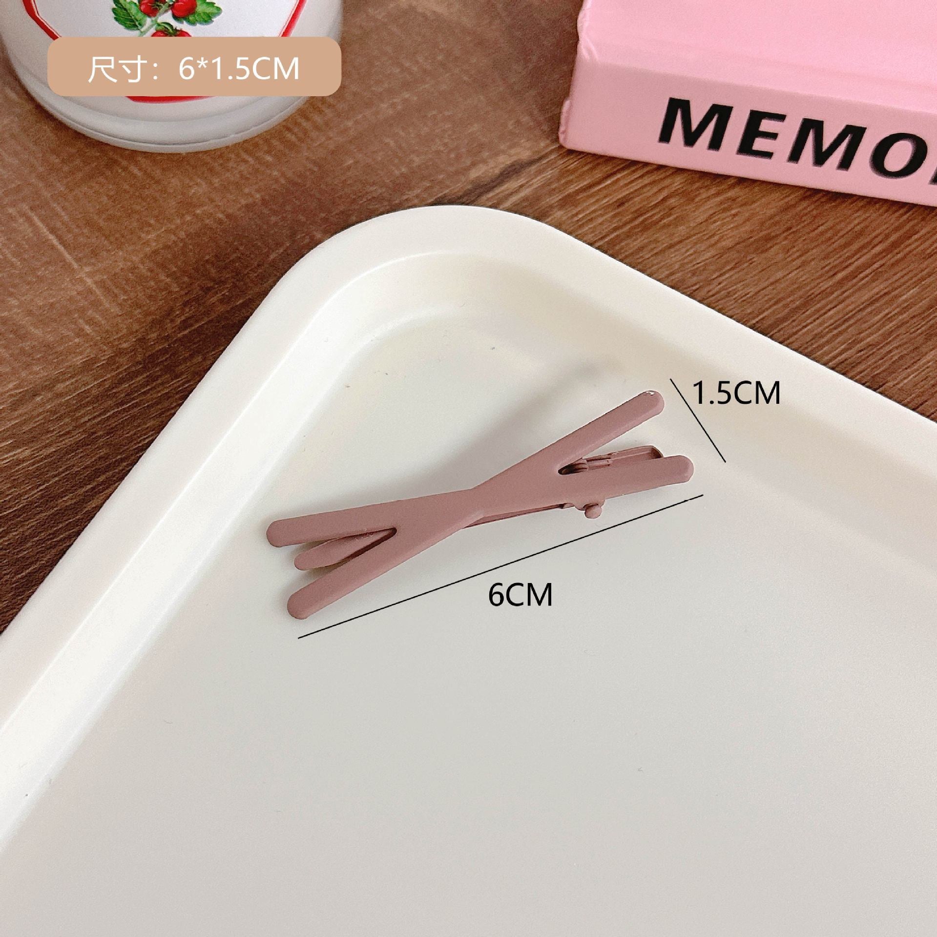 Coffee Color Series Barrettes Combination Retro Temperament