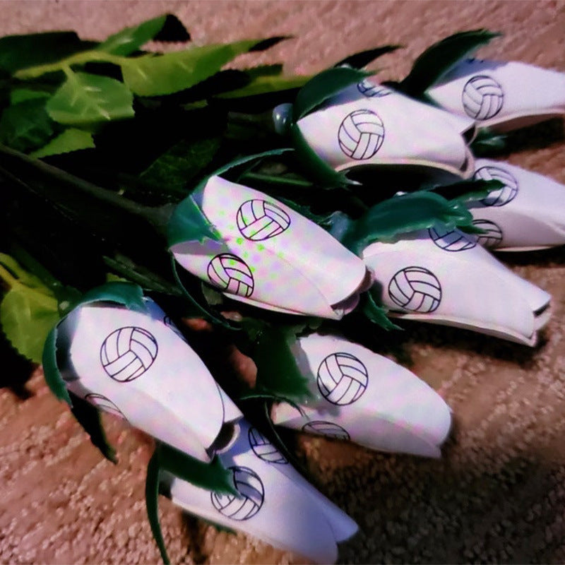 Sports Equipment Pattern Simulation Artificial Flower