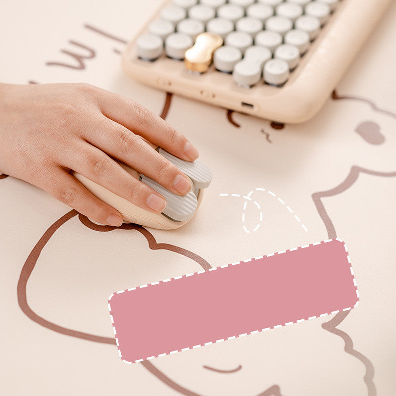 Women's Fashion Personality Leather Mouse Pad