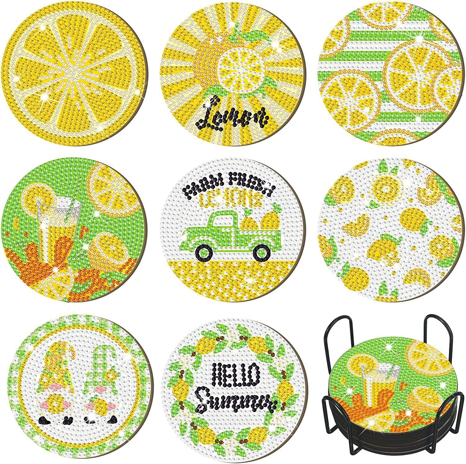 Diamond Painting Coaster Placemat Diy Full Diamond