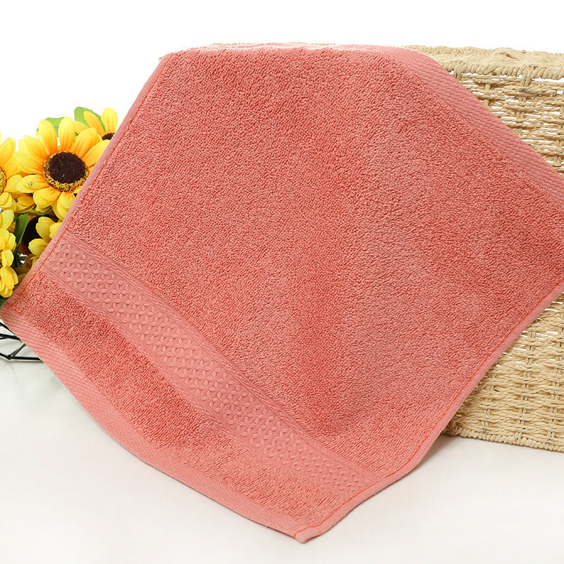 12-color Square Scarf Pure Cotton Plain Small Towel Square