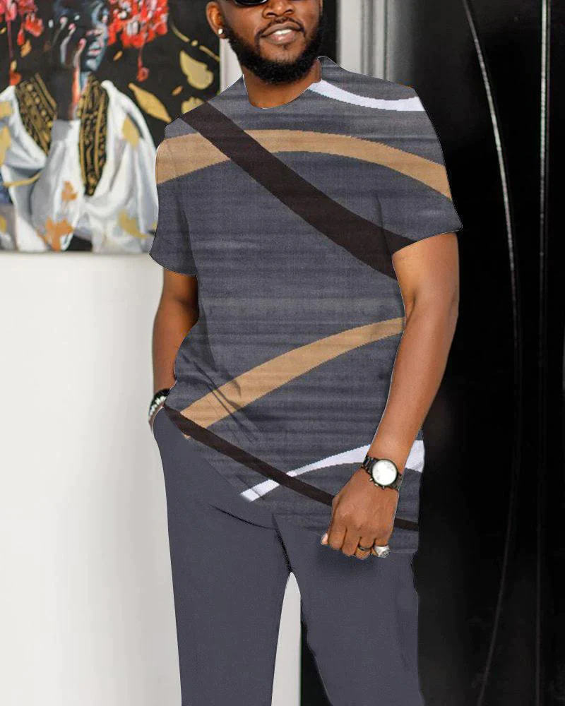 Men's Casual Shirt Walking Suit