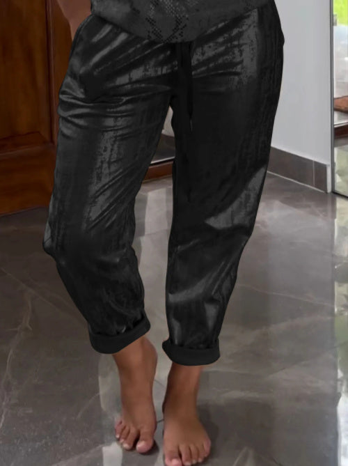 Evil Eye Bronzing Top And Trousers Suit