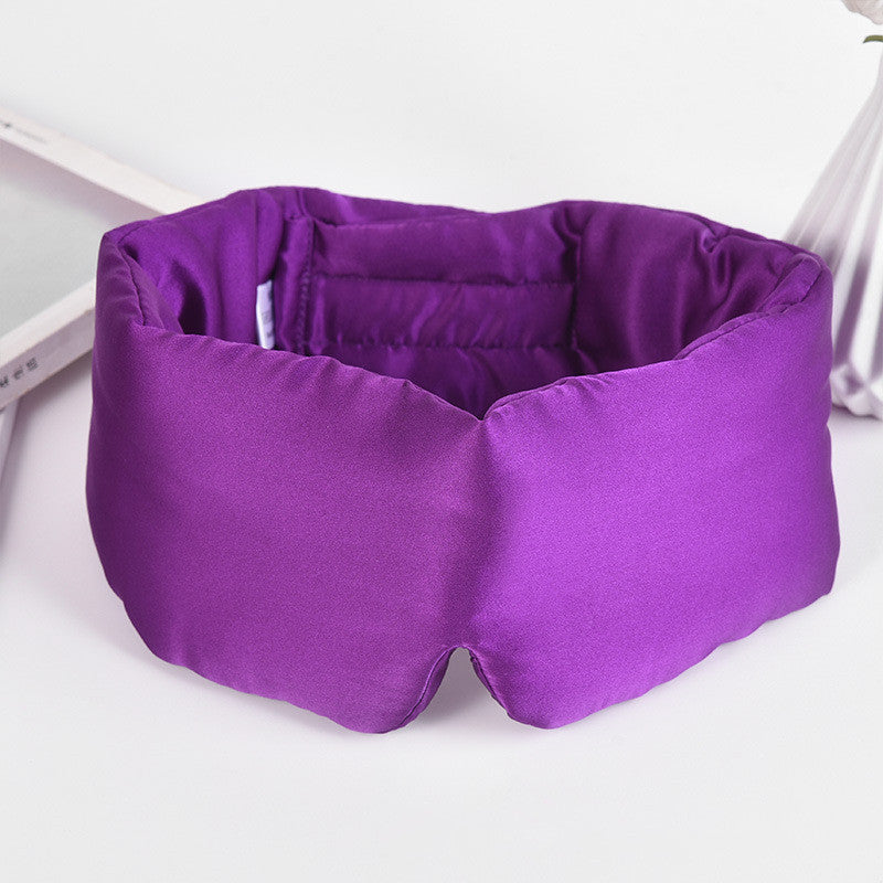 Silk Eye Mask For Sleep Shading Skin-friendly Breathable Ear Protection For Noise Reduction