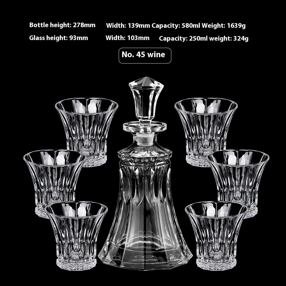 Creative Whiskey Liquor Glass Suit