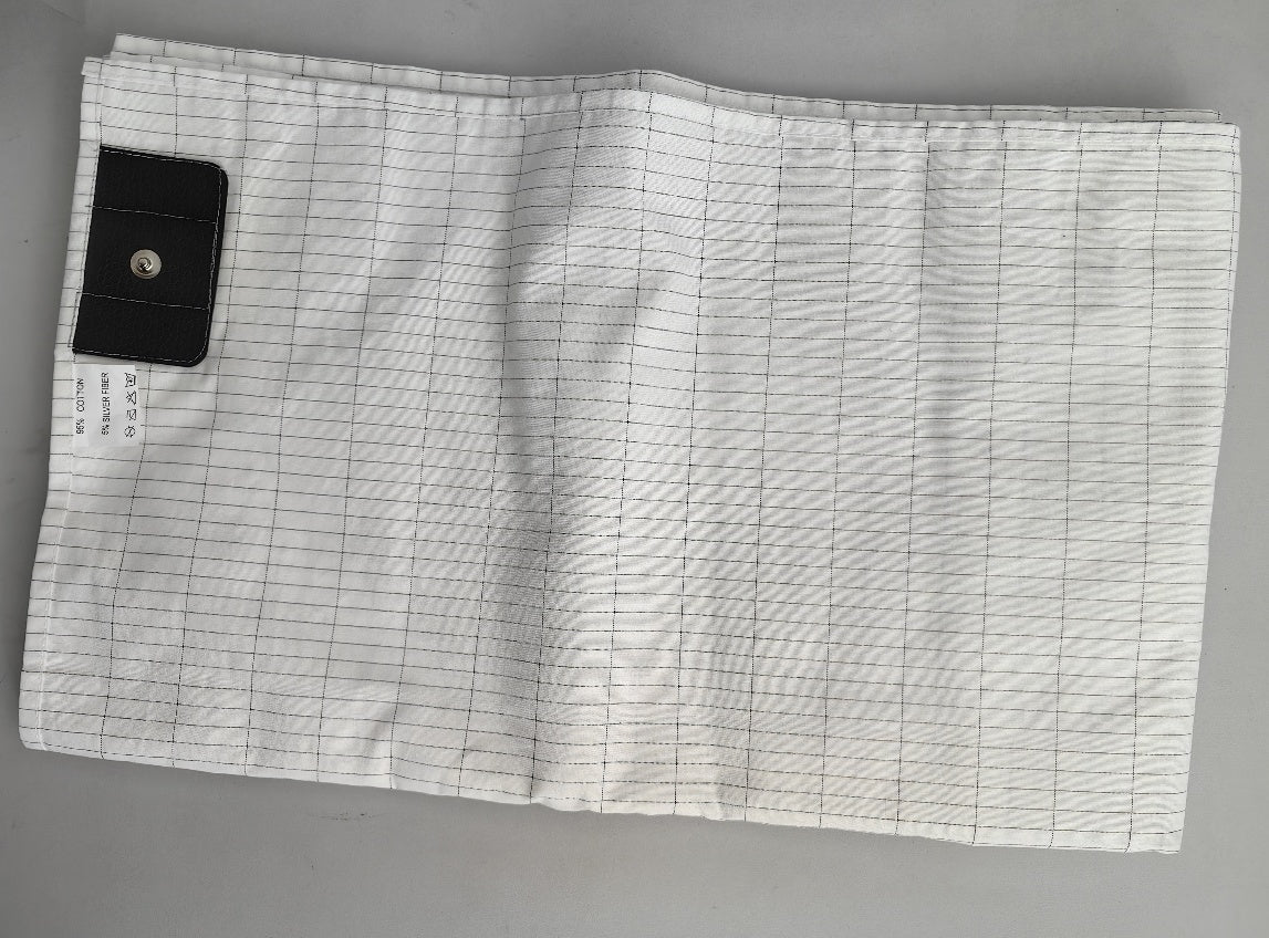 Silver Fiber Antibacterial Fabric Anti-static Pillowcase