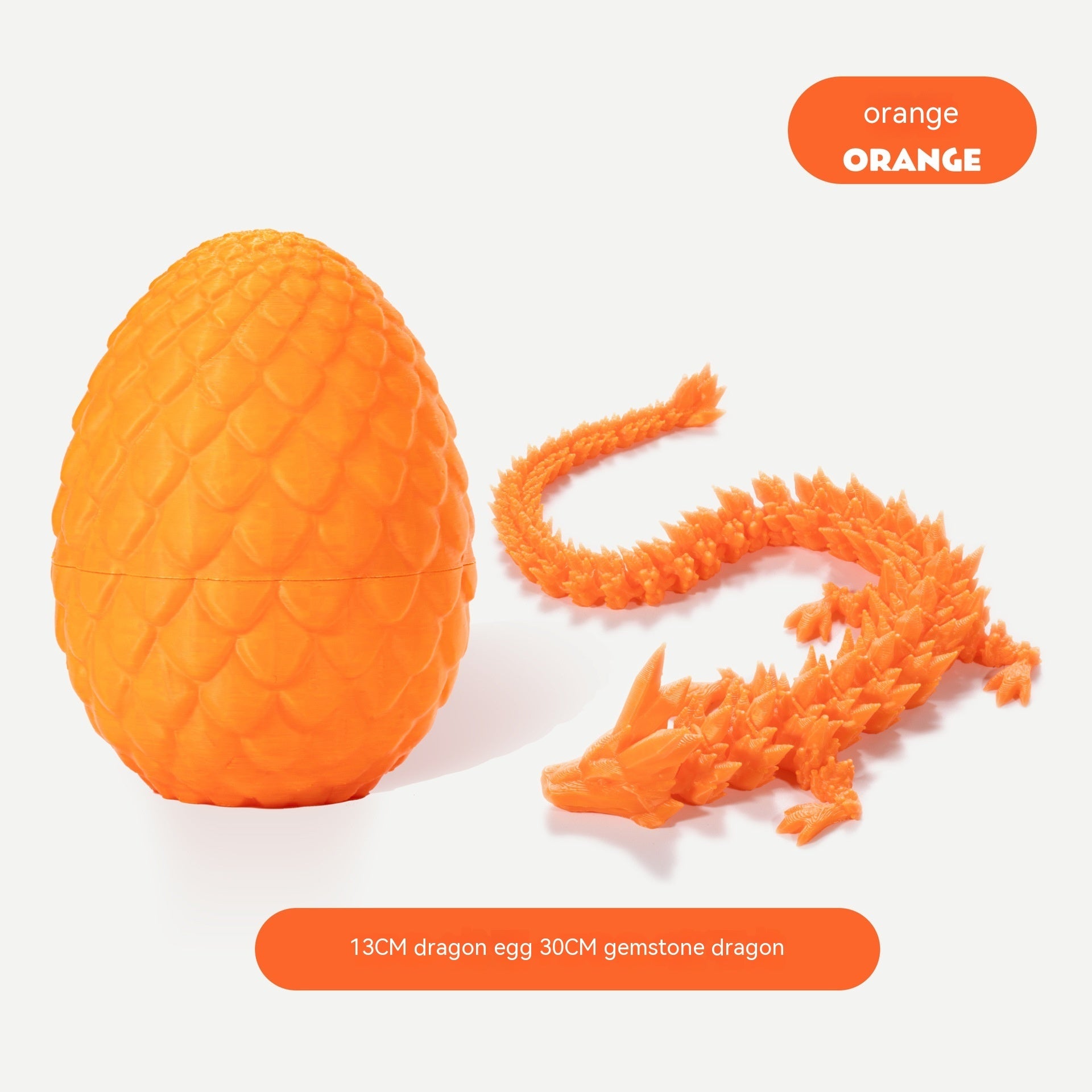 3D Printing Dragon Egg Dragon Gift Set Gem Dragon Decoration Hand-made Gift Color Decorative Creative Fashion Play