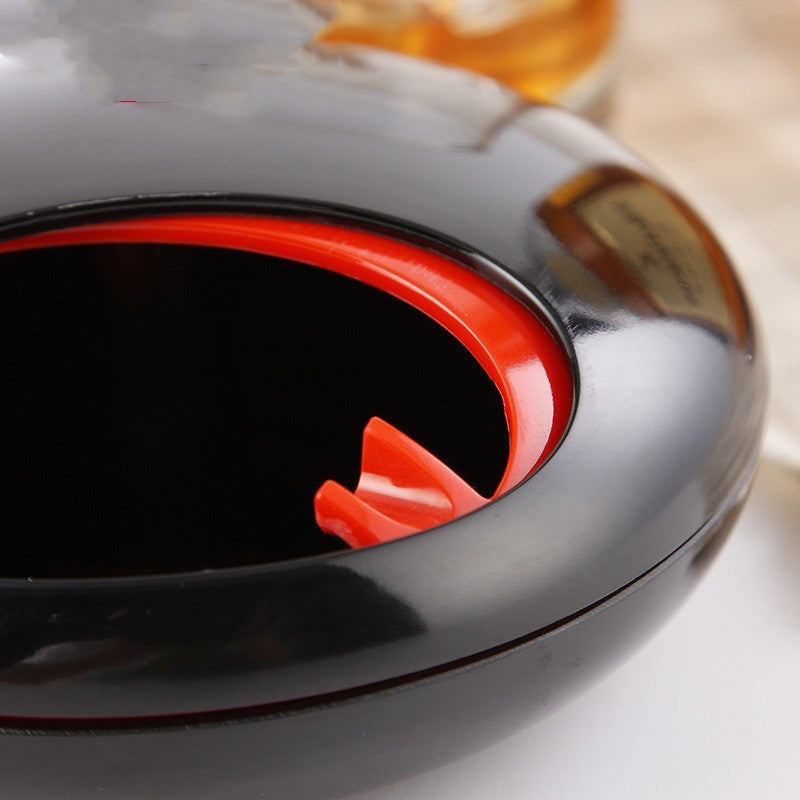 Ashtray With Cover Rotating Anti Fly Ash Household
