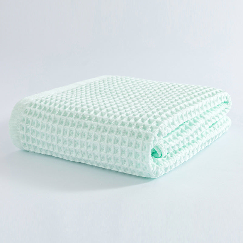 Soft Absorbent Honeycomb Bath Towel Pure Cotton 70X140cm