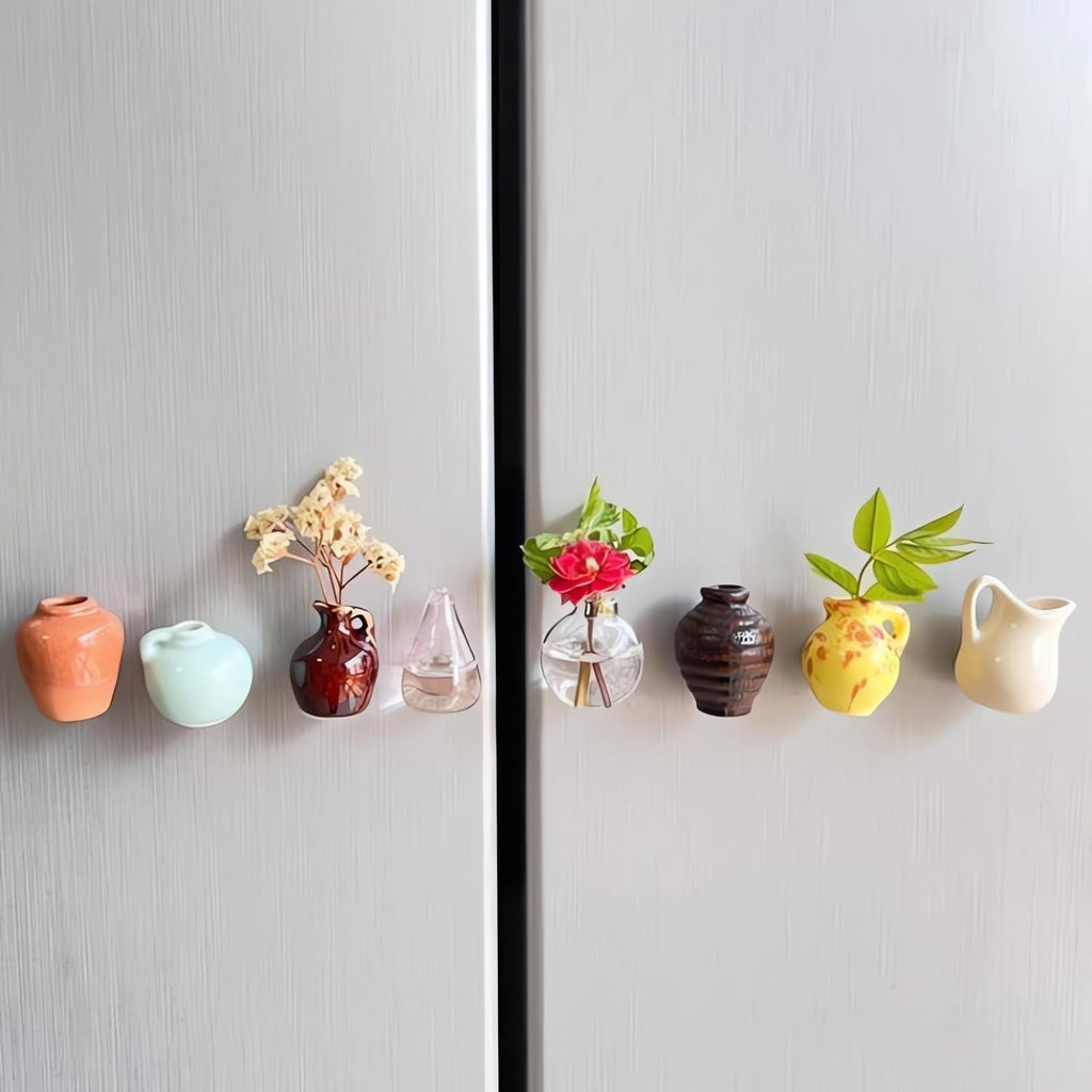 Mini Vase Refridgerator Magnets Domestic Ornaments