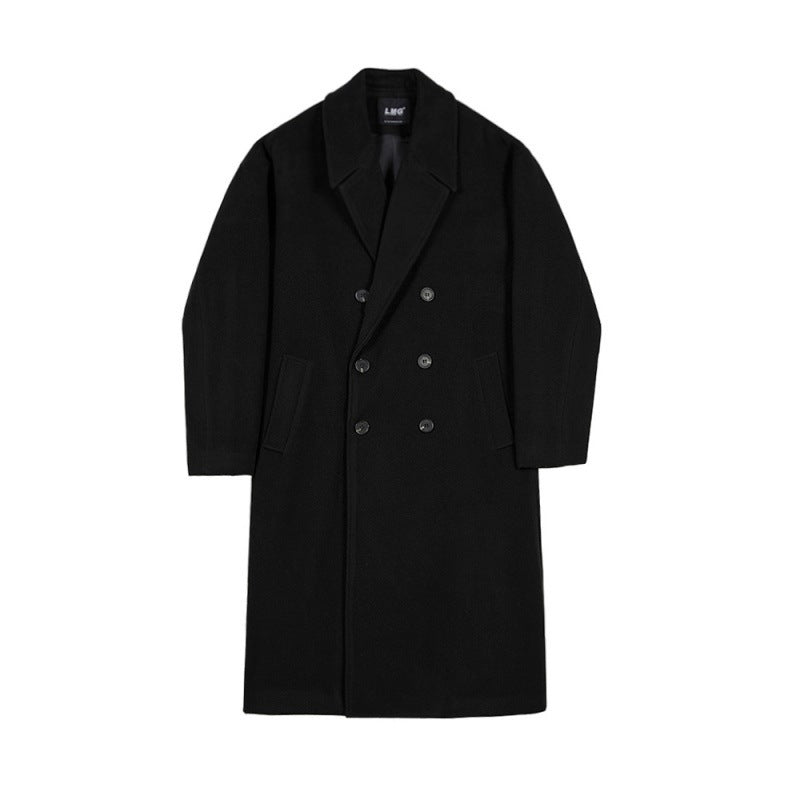 Woolen Coat Men's Mid-length Winter Korean Version