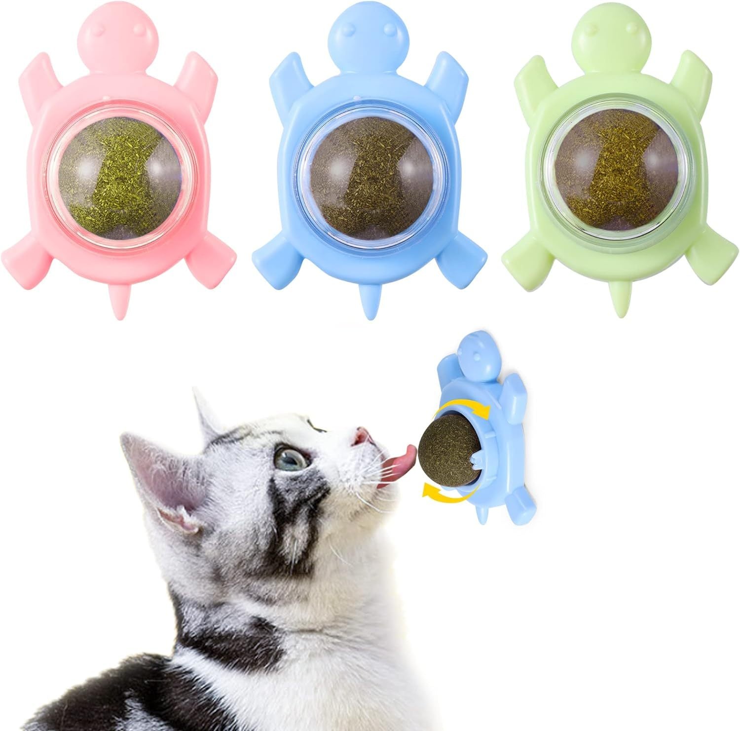 Catnip Ball Catnip Balls For Cats Wall Silvervine For Cats Piece Silvervine Catnip Cat Toys For Indoor Cats Edible Cat Nips Organic Ball