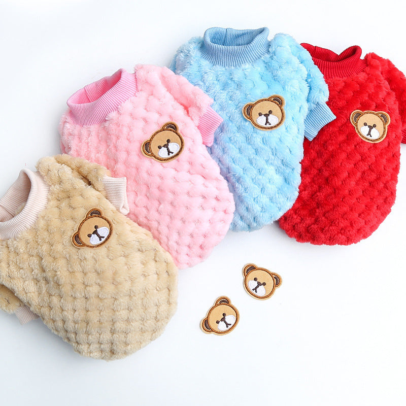 Size Teddy Fighting Pet Dog Cat Clothes