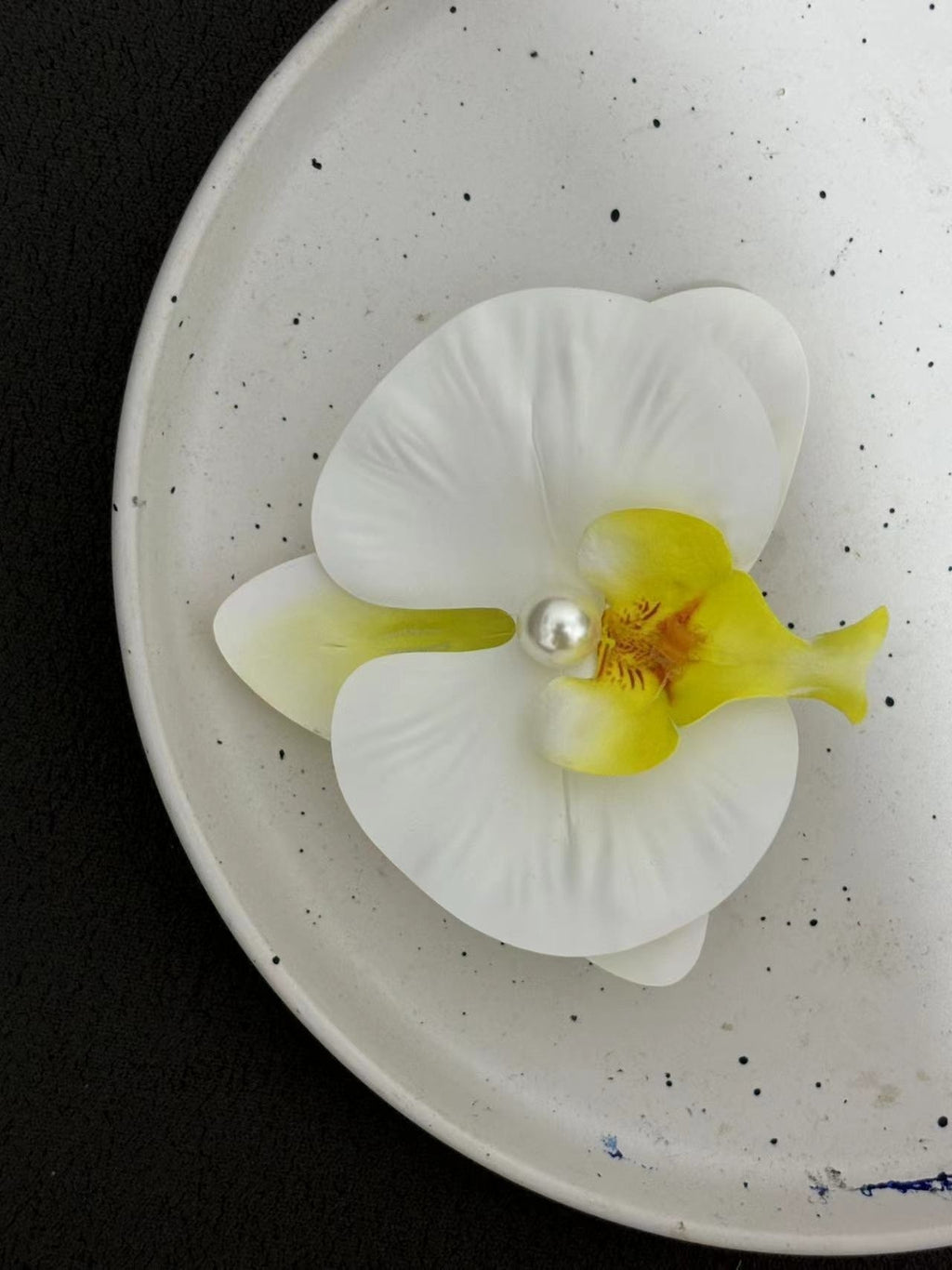 Butterfly Orchid Cropped Hair Clip