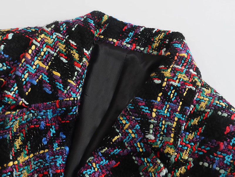 Women's Small Fragrance Texture Short Suit Jacket