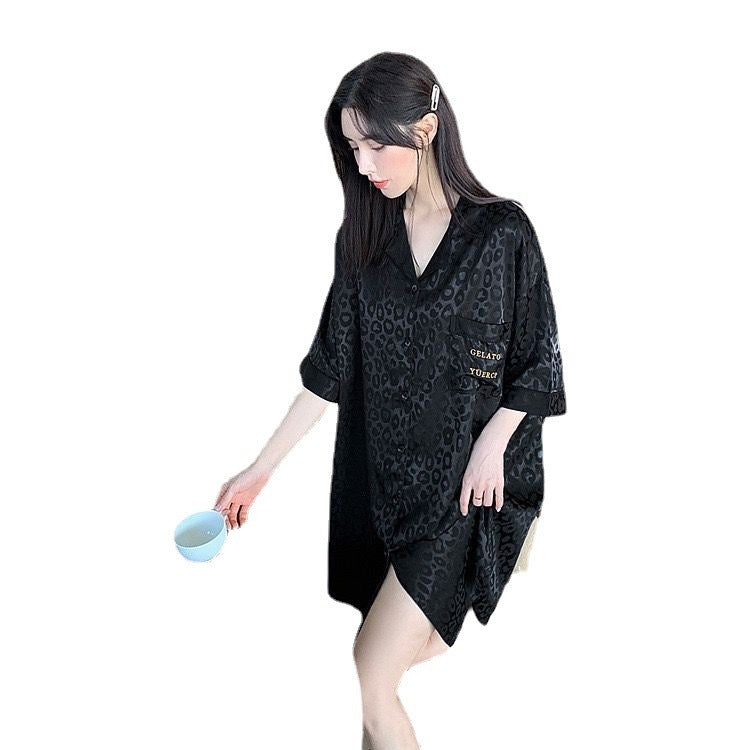 Cute Women's Short Sleeve Plus Size Loose