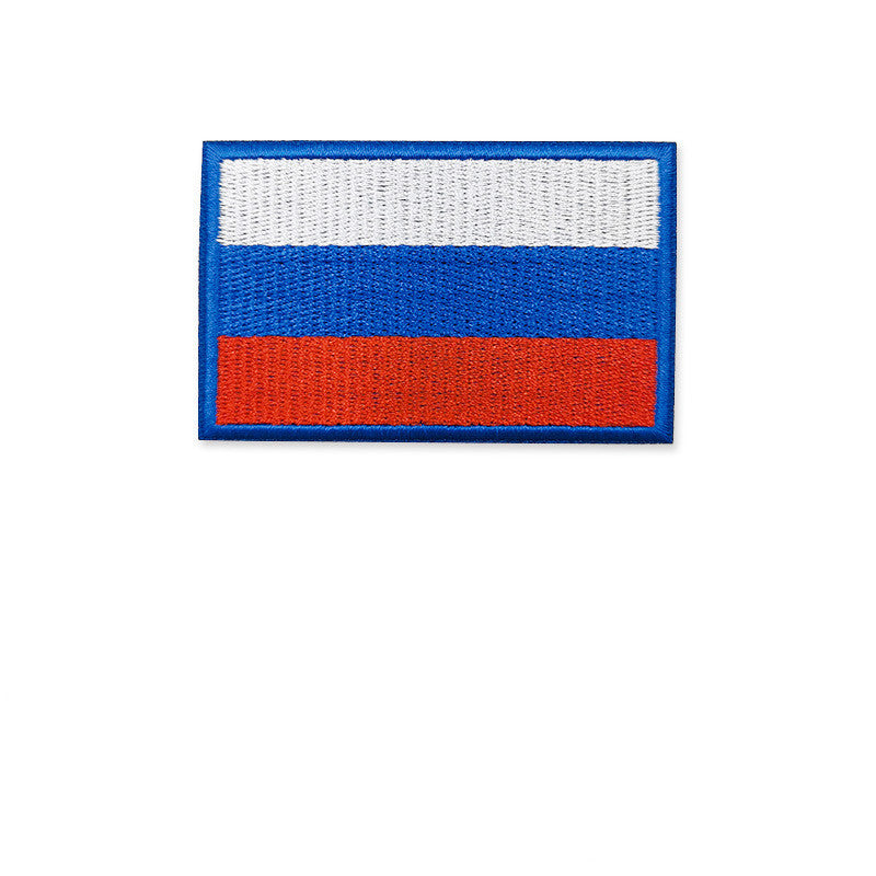 Embroidered National Flag Armband Hat Patch