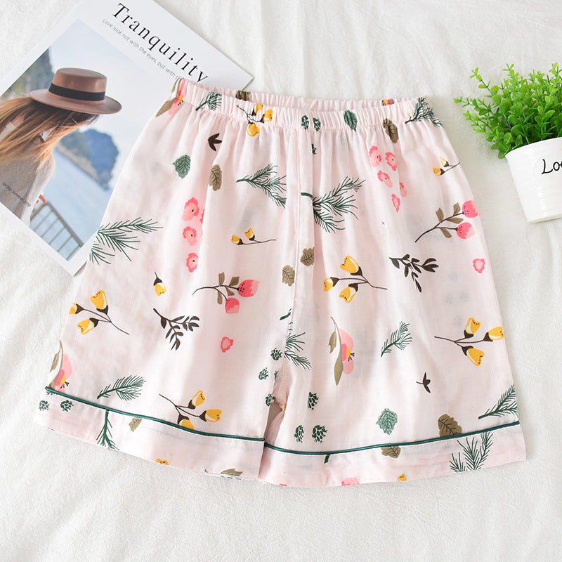 Women's Summer Thin Cropped Loose And Sweet Home Pants