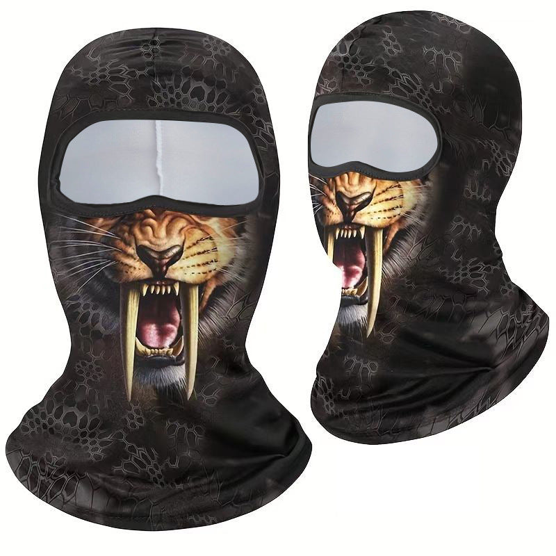 Riding Sun Block And Dustproof Hood Mask Funny Ice Feeling Breathable