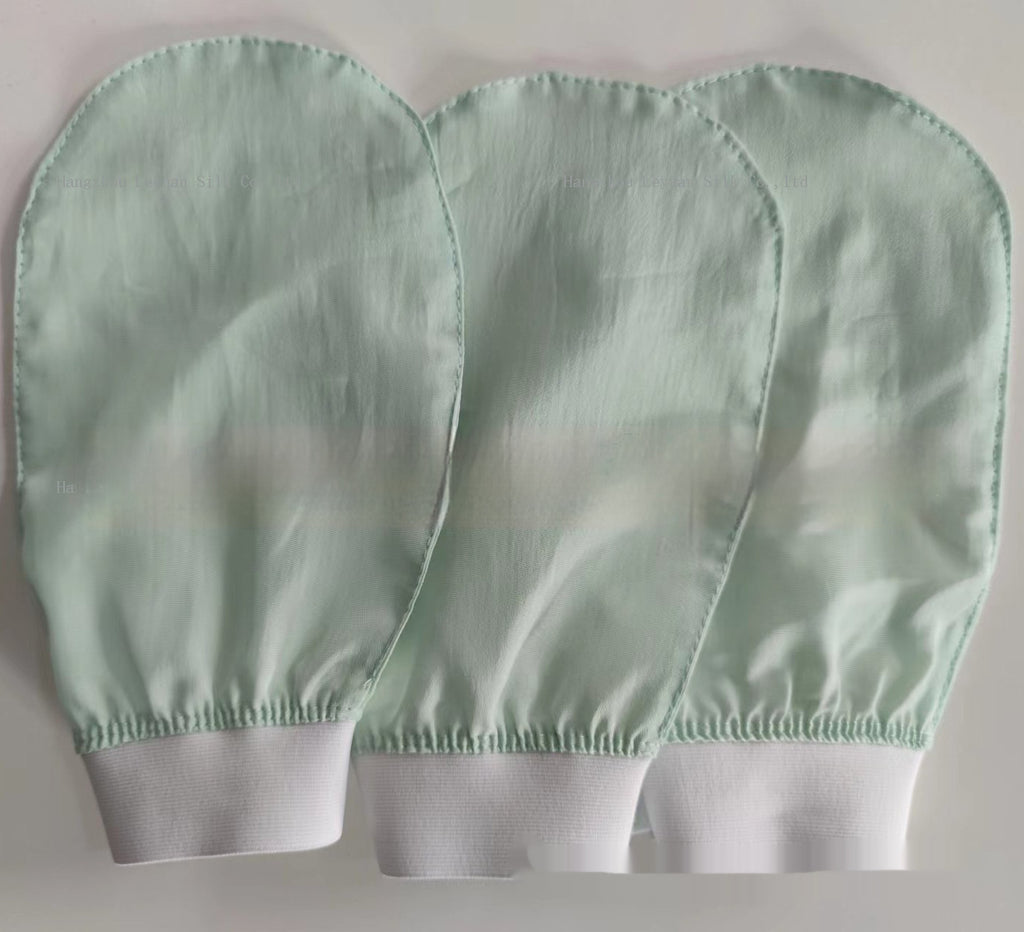 Bath Bath Silk Bathing And Face Washing Gloves