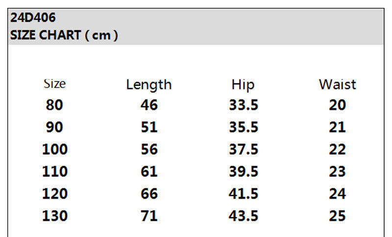 Children's Elastic Waist Leisure Washed-out Jeans