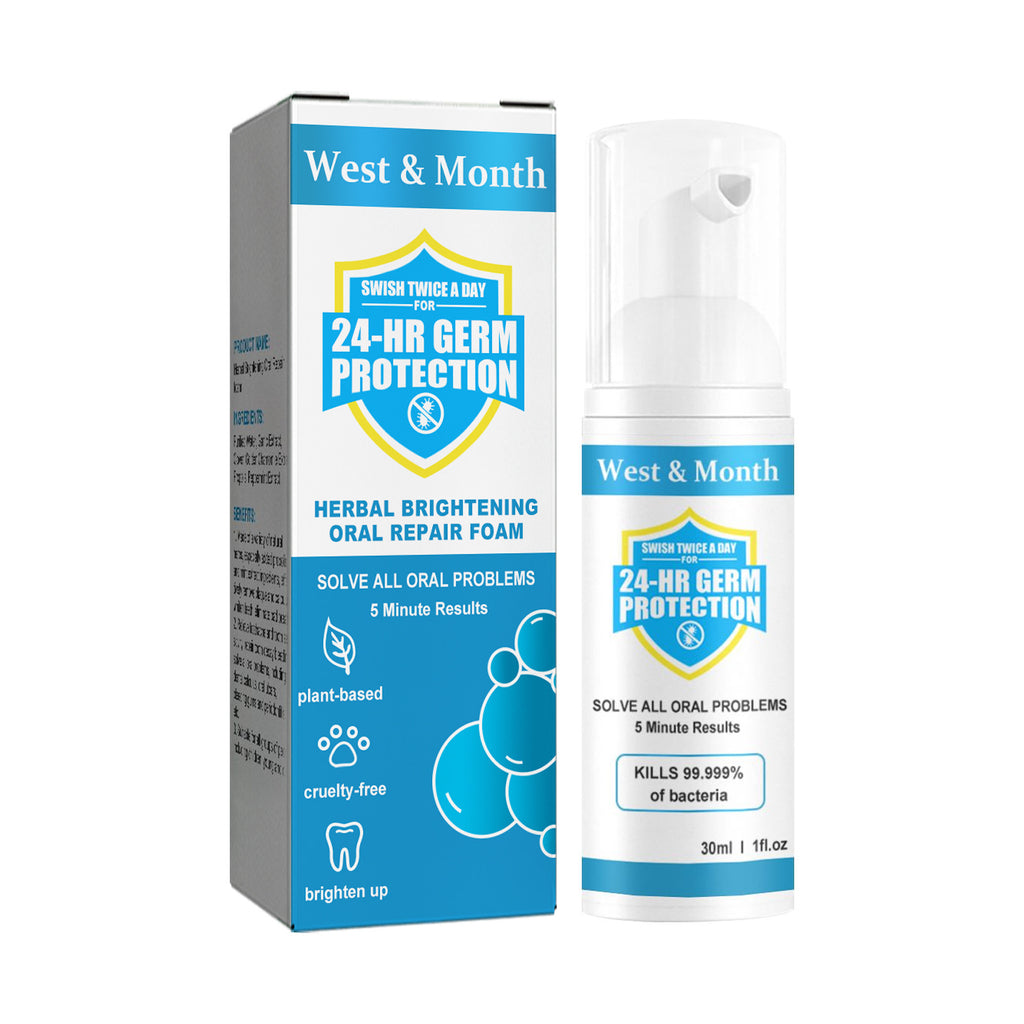 Herbal Bright White Teeth Mousse Toothpaste