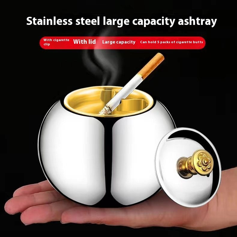 Household Prevent Fly Ash Large Capacity 14CM Ashtray