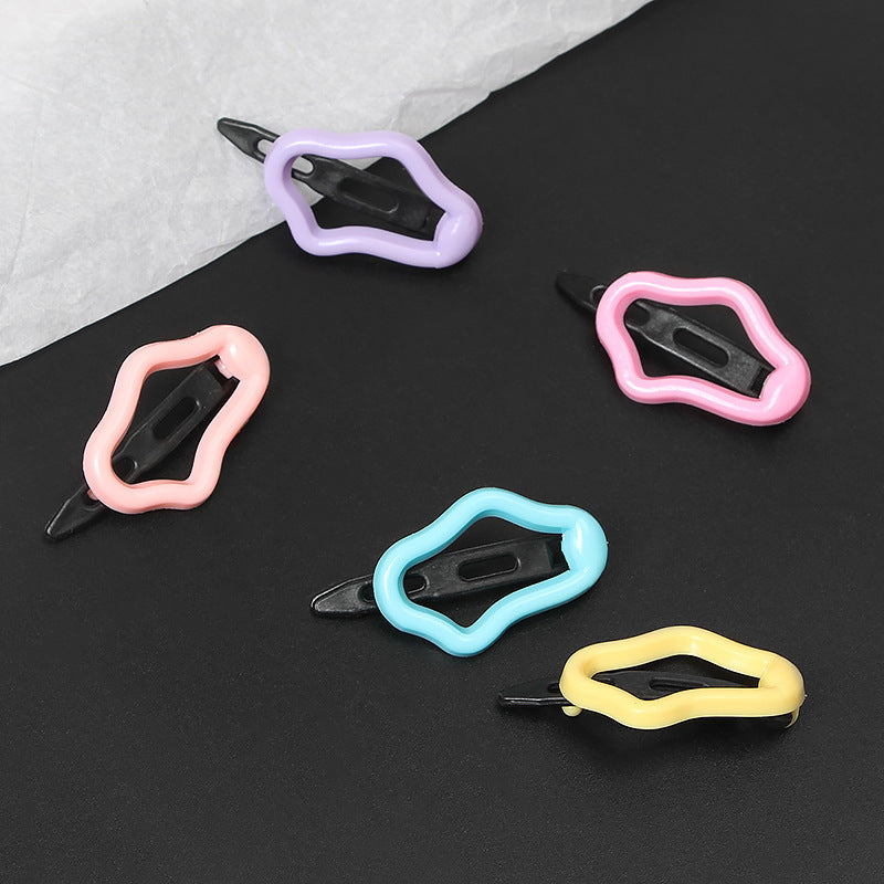 Cloud Irregular Press Clip Student Bang Clip