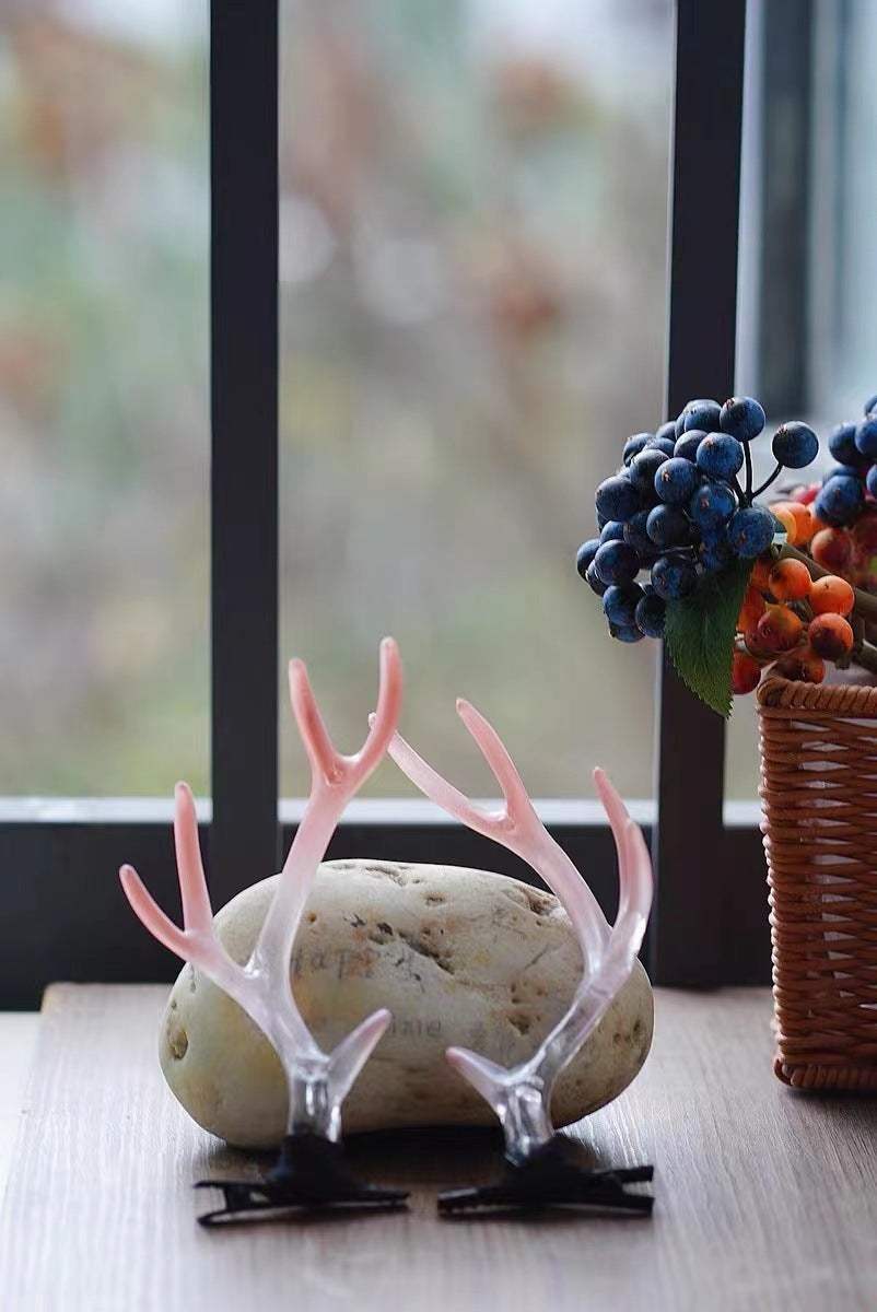 Antlers Christmas Headdress Hairpin Female