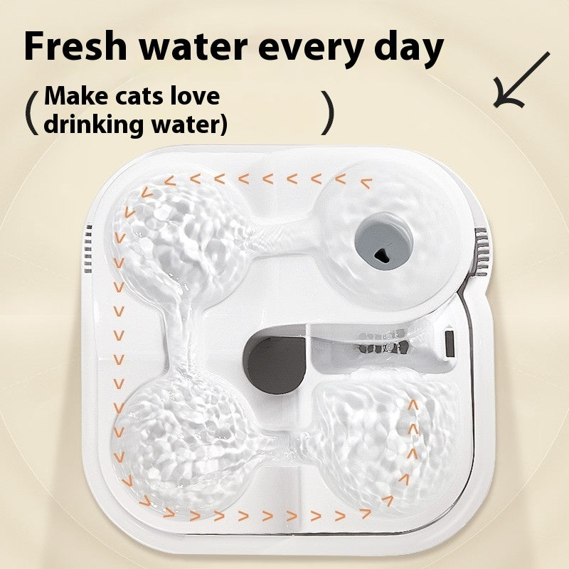 Cat Water Fountain Filter Circulating Flowing Live Water