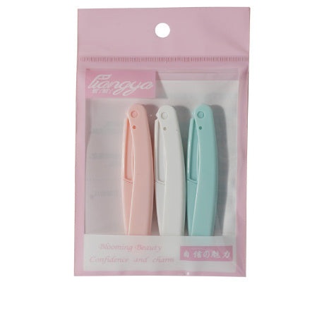 Foldable Eye-brow Knife Sharp Beauty Tools With Net